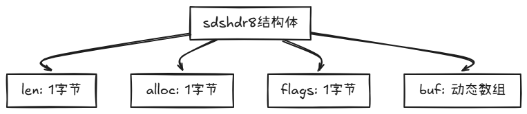 内存布局示意图（以 sdshdr8 为例）.png